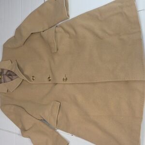 Mark Shale Classic Wool Blend Tan Camel Overcoat